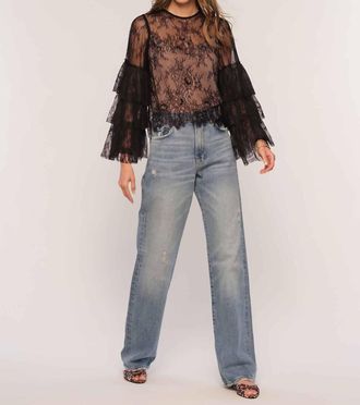 Heartloom Cynthia Lace Top In Black