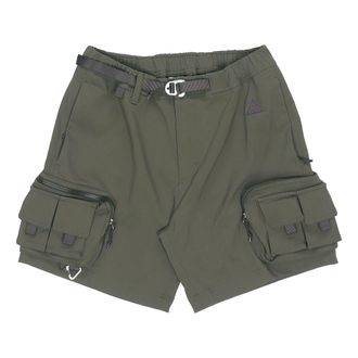 Nike Mens Nike x ACG Logo Lacing Waterproof Multiple Pockets Shorts Military Green DH8348-355