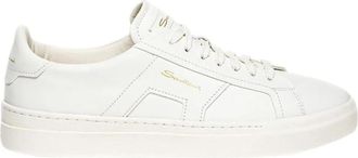 Santoni Low-Top Sneaker - Sneakers White - Gr. 7 - in Weiß - für Damen