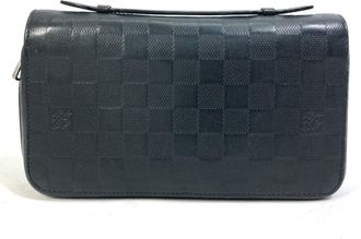 Louis Vuitton Black Noir Damier Infini Leather Coin Purse/Coin Case (Pre-Owned)