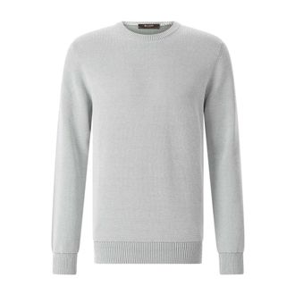Moorer Round-neck Knitwear, male, Green, Size: 2XL Orvieto Sweater