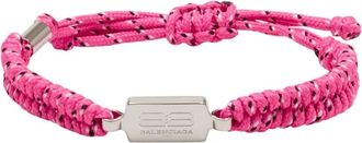 Balenciaga Saint-Germain Lace Bracelet - Dames - Armbanden - Roze - ONE Size - Polyester - Accessoires