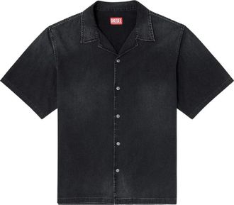 Diesel Denim Shirts - Heren - Spijkeroverhemden - Zwart - M - Denim - Overhemden