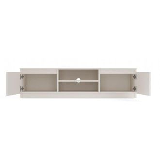Topeshop Tivoli - Mobile tv in stile moderno - 140x40x36cm - 2 nicchie + 2 ante - Porta TV/attrezzature audio