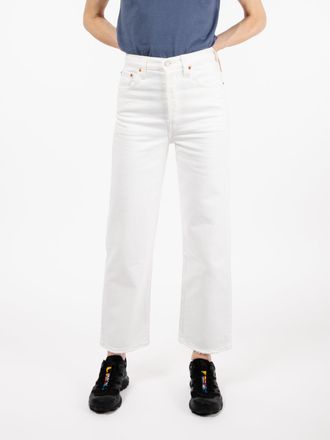 Levi's Ribcage straight ankle cloud over