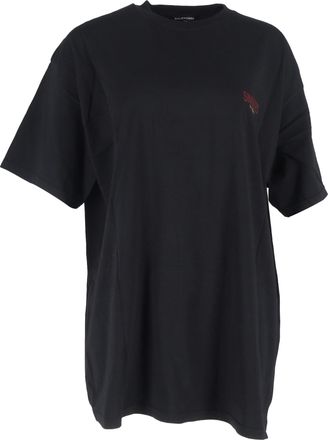 Balenciaga Balenciaga Sinners Print Logo T-shirt in zwart katoen