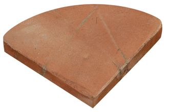Biscottini International Biscottini - Set 20 Escalones Posamaceta Envejecidos, De Terracota Toscana L10xpr10xh2,5 Cm Made In Italy Platillo Triangular Para Plantas