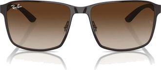Ray-Ban Vierkante zonnebril met bruine lenzen - unisex - Zonnebrillen - Bruin - 59 MM - Accessoires