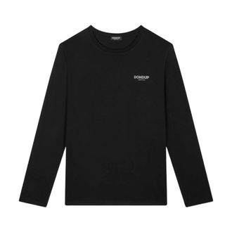 Dondup Long Sleeve Tops, male, Black, Size: L Maglia