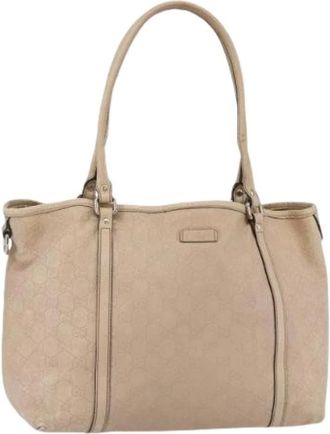 Gucci Pre-owned Tote Bags, female, Beige, Size: ONE SIZE Pre-owned Vintage Tote Bag