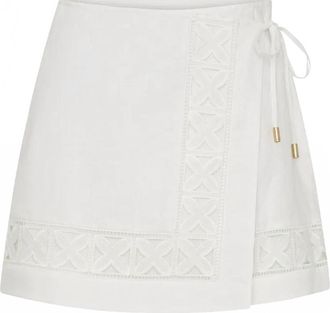 Kivari Marley Mini Skirt In Ivory