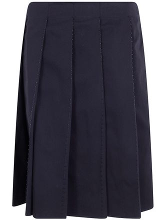 Toteme Beaded Pleat Skirt