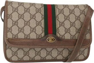 Gucci Pre-owned Cross Body Bags, female, Beige, Size: ONE SIZE Pre-owned Cross Body Bag