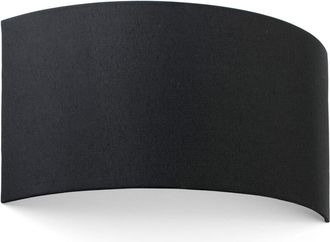 Faro Barcelona Cotton R Aplique Negro Redondo Horizontal 2l