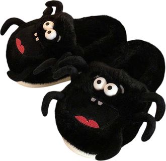 Generic Animal Plush Slippers for Women Men Winter Warm Cute Bear Capybara Penguin House Slides Cozy Fuzzy Fluffy Cartoon Shoes Non-slip Soft Comfortable Indo