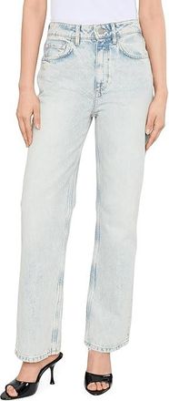 AllSaints Brooklyn Jeans Womens Clothing Snow Indigo Blue : 29, Cotton/Denim