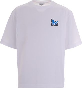 Maison Kitsun&eacute; White Crew Neck T-Shirt