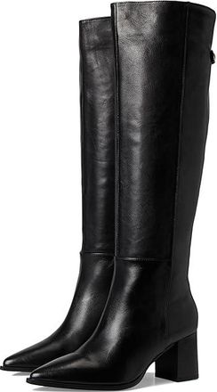 Vince Camuto Lilibet Wide Calf Knee High Boot Womens Boots Black : 7.5 M, Synthetic