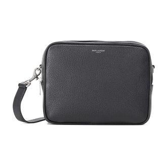Saint Laurent Messenger Bags, male, Black, Size: ONE SIZE Small Camera Bag