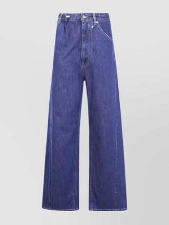 Darkpark denim wide-leg trousers