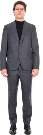 Officine G&eacute;n&eacute;rale Arthus Model Single-Breasted Flannel Jacket