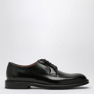 Doucal's Black leather lace-up