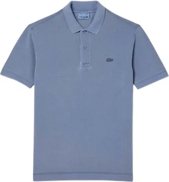 Lacoste Unisex-poloshirt voor volwassenen in dezelfde kleur (Blauw)
