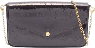 Louis Vuitton Pre-owned Pochette Felicie Monogram Vernis Borsa a Spalla - - Pre-owned - Donna - Viola - ONE SIZE