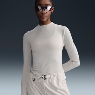 Nike Womens Nike ACG Delta River Dri-FIT ADV Long-Sleeve Top in Brown | FV7333-104