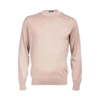 Ermenegildo Zegna Truien & Vesten, Heren, Beige, M, Kasjmier, Cashseta Crewneck