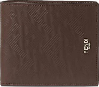 Fendi Fendi Shadow wallet - Marrone
