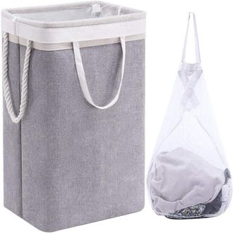 OEM Cesto De Ropa Grande De 60 X 41 X 31 Cm, Bolsa De Lavander&iacute;a Plegable Con Asas De Cuerda, Contenedor De Almacenamiento Adecuado Para Dormitorio, Lavad