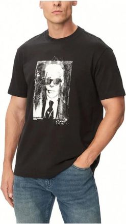 Karl Lagerfeld T-Shirts - Heren - T-shirts - Zwart - S - Tops