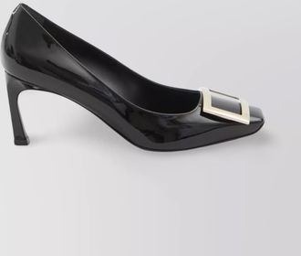 Roger Vivier trompette buckle detail square toe pumps