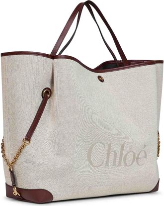 Chlo&eacute; Clover Shoulder Bag - Brown