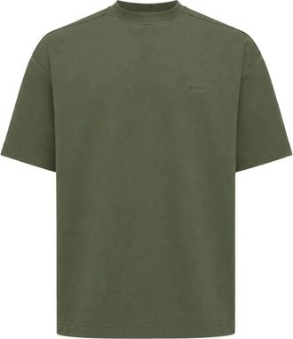 Genti Essential Tee - Heren - T-shirts - Groen - 3XL - Tops
