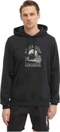The North Face Outdoor Graphic Hoodie - Heren - Outdoor shirts - Zwart - L - Katoen - Fitness