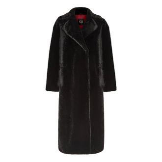 Cesare Gaspari Dames, Mantels, Zwart, Maat: XL Acryl