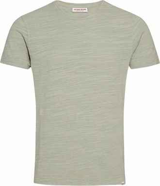 Orlebar Brown Mens Sammy Tape Tee In Cliff Grey