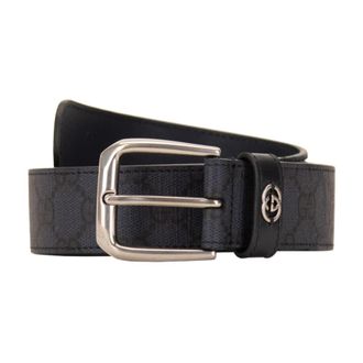 Gucci Leren Riem - Heren - Riemen - Blauw - 75 CM - Leer - Accessoires
