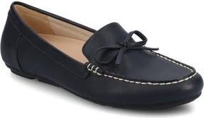 Journee Collection Novella Driving Loafer - Wide Width Available in Navy at Nordstrom Rack, Size 9.5
