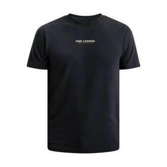 PME Legend Flat Waffle Jersey T-shirt - Heren - Tops - Blauw - Maat: L Jersey