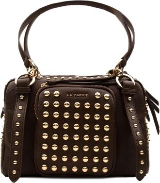 La Carrie The Planets Schoudertas - Dames - Handtassen - Bruin - ONE Size - Leer - Tassen