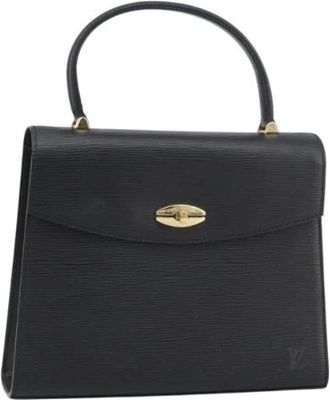 Louis Vuitton Pre-owned Lederen Handtas - Dames - Vintage Handtas - Zwart - ONE Size - Leer - Vintage