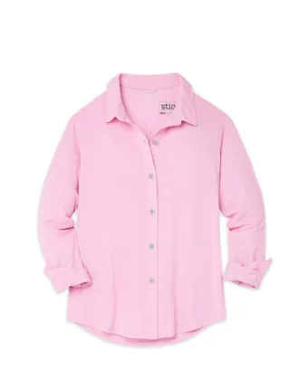 Stio | Womens Divide Shirt, Size Extra Small in Mountain Rose Heather