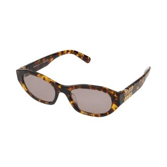 Miu Miu Sunglasses, female, Brown, Size: 53 MM 0MU A03S Sunglasses