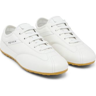Alexander McQueen Boxe Sneaker in White/White at Nordstrom, Size 6.5Us