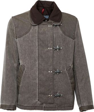 Fay Dual Washed Archive Cordura Nylon Four-Hook Jacket