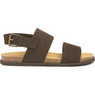 Celtic & Co. Double Strap Sandal in Chocolate Brown at Nordstrom, Size 10