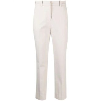 Calvin Klein Stretch Gabardine Slim Ankle - female - Calvin Klein - Chinos - Gray - M - Trousers